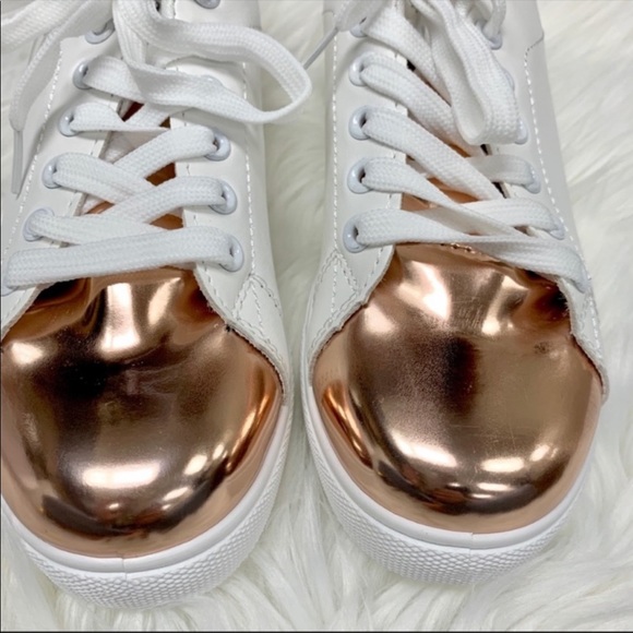 Rose Gold Sneakers - Picture 2 of 3
